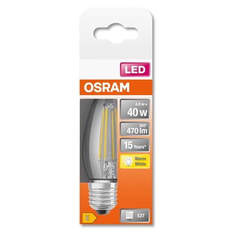 Bec LED Vintage OSRAM Retrofit Classic E27 4W Lumina Calda