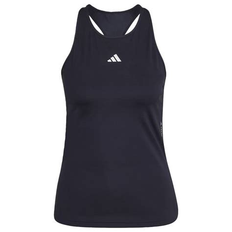 Adidas Tank Top Techfit Racerback Navy Hvit Dame Unisportstore No