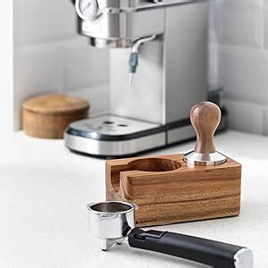 Amazon De Navaris Tamperstation Mm Aus Akazienholz Holz Tamper