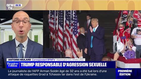 États Unis Donald Trump déclaré responsable d agression sexuelle par