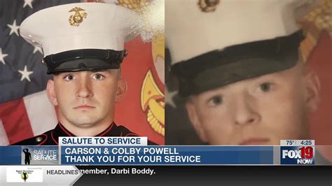 Salute To Service Carson And Colby Powell Youtube