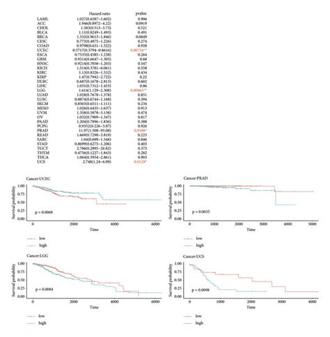 Association Between TP53 Expression And Overall Survival Time Across