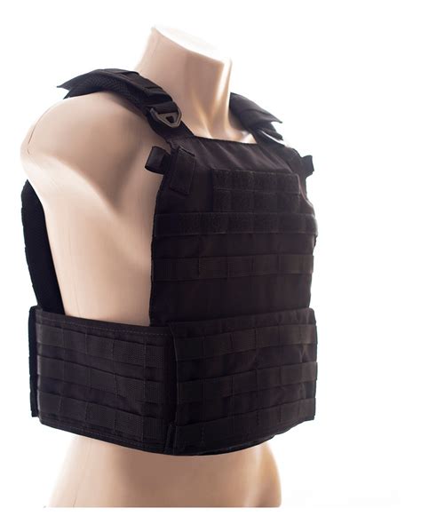 Capa Colete Plate Carrier Reforçado Modular Lançamento Preto