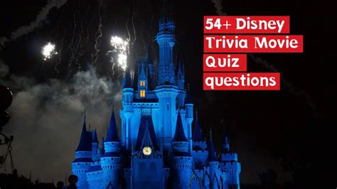 70+ Disney trivia quiz questions about movies 2024