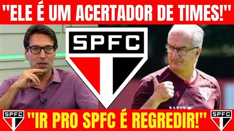 Spfc Hoje Pol Mica Dorival Deu Passo Atr S Ao Vir Para O S O Paulo