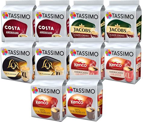 Tassimo Black Coffee Selection Costa Americano Kenco Americano Grande