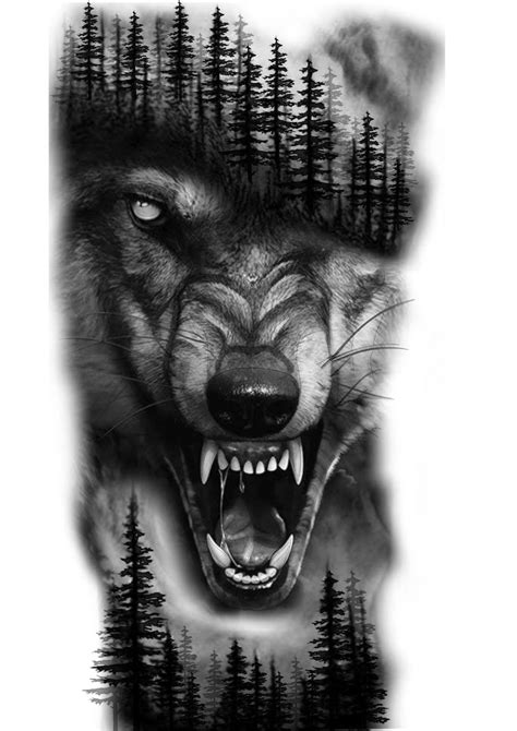 Pin De Grizzly Em Tats Em 2021 Lobo E Lua Tatuagem Tatuagem Lobo