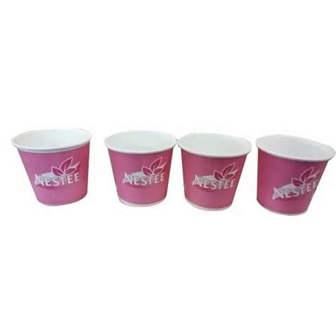 Printed Ml Disposable Itc Paper Cup Packet Size Piece At Rs