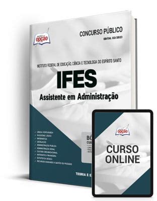 Baixe Apostila pdf Apostila IFES 2023 Assistente em Administração