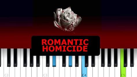 D4vd Romantic Homicide Piano Tutorial YouTube