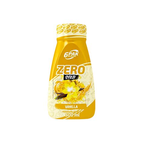 6pak Syrop Zero 500 Ml O Smaku Waniliowym Opinie Cena Mybionicpl