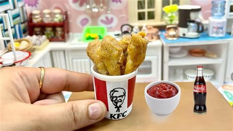 Miniature Tasty Kfc Fried Chicken Bucket 🍗 Food Crispy Recipe 🍗 Asmr