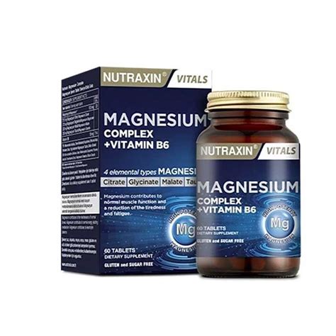 Nutraxin Magnesium Complex 60 Tablet Dermoeczanem