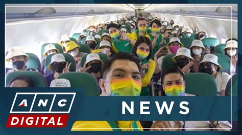 Cebu Pacific Operates First Pride Flight ANC YouTube