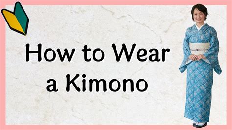 【how To Wear Japanese Kimono】kimono Wearing Class With Easy