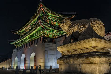 Main Gate Of Gyeongbokgung Palace Oc X R Southkoreapics