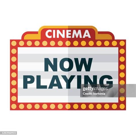 Movie Theater Marquee Now Playing Photos And Premium High Res Pictures