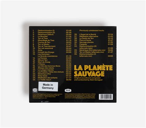 ALAIN GORAGUER La Planète Sauvage Expanded Original Soundtrack