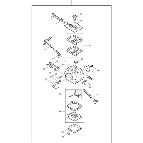 Carburetor Assembly For Makita Dbc Brushcutters L S Engineers