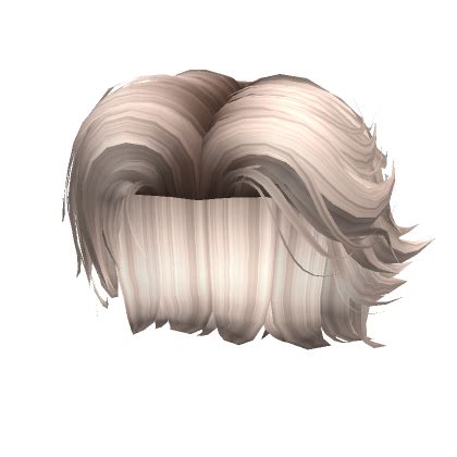 Styled Windswept Hair In Platinum Blonde Roblox