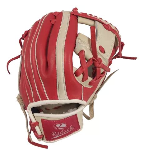 Guante De B Isbol Radach Pro Cuadro In Rojo Bone