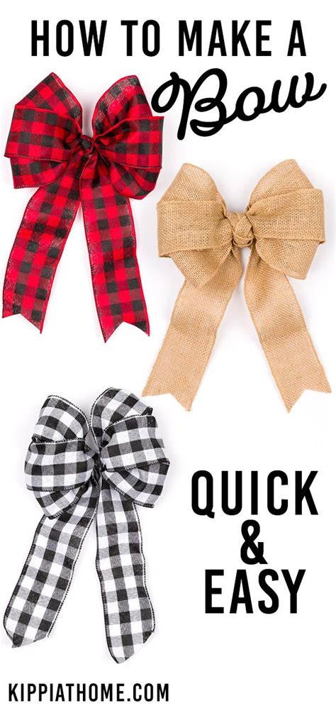 How To Make A Bow How To Video Easy Step By Step Diy Bow Christmas Bows Diy Making Bows