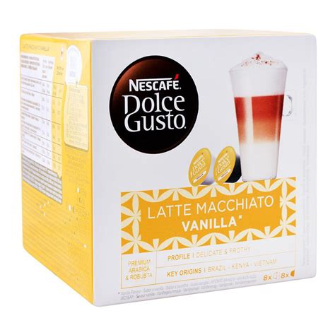 Order Nescafe Dolce Gusto Latte Macchiato Vanilla Capsules Single