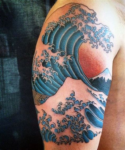 Top 60 Wave Tattoo Design Ideas 2021 Inspiration Guide