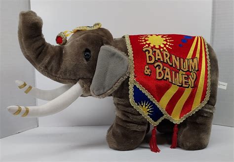 Ringling Bros And Barnum And Bailey Circus Elephant Plush 137th Edition