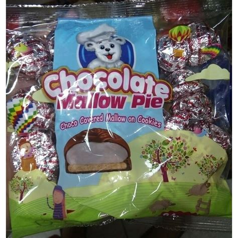 Chocolate Mallow Pie Choco Covered Mallow On Cookies X G Shopee