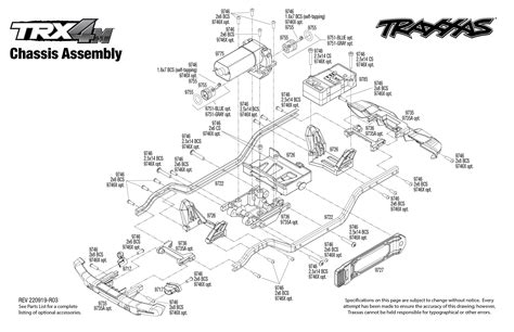 Exploded View Traxxas Trx 4m Ford Bronco 2021 118 Rtr Chassis Astra