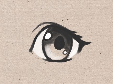 Simple Anime Eye Drawing : Simple Animal Minimal Wallpaper Iphone ...