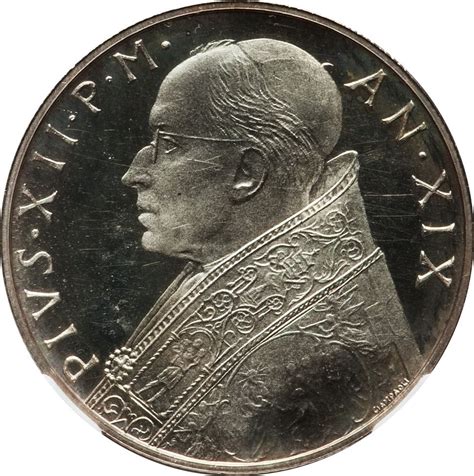 Lire Pius Xii Trial Vatican City Numista