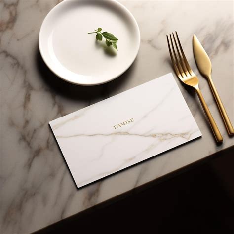 Premium AI Image | a white napkin with a fork and a knife on it next to a plate with a fork and ...