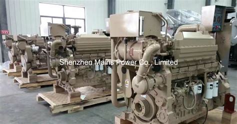 600hp 1800rpm Continuous Power Cumins Kta19 M3 Marine Diesel Engine