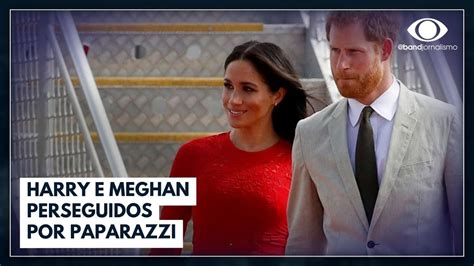 Harry E Meghan Dizem Ter Sido Perseguidos Por Paparazzi Em Ny I Jornal Da Band Youtube