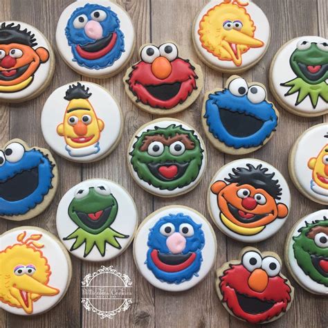 Sesame Street Cookies Cookies Sesame Street Cookies Sugar Cookie