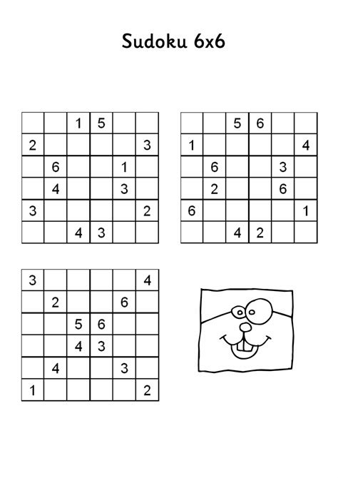 Sudoku X Dla Dzieci Do Druku