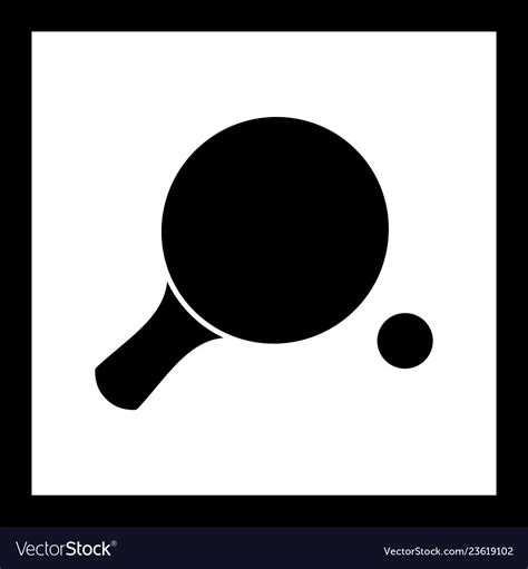 Ping pong icon Royalty Free Vector Image - VectorStock