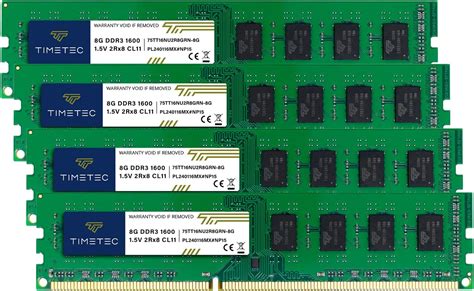 Timetec Hynix IC DDR3 PC3 12800 1600 MHz Non ECC Unbuffered 1 35V 1 5V