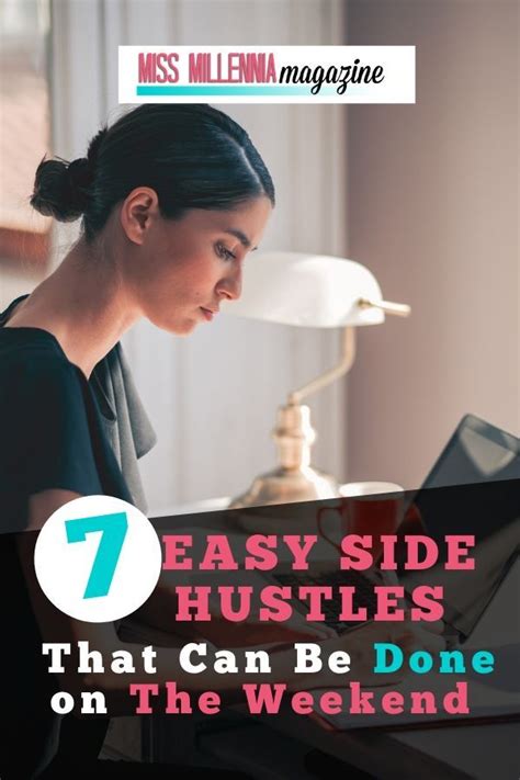 7 Easy Side Hustles That Can Be Done On The Weekend Side Hustle Make