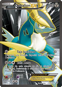 Cobalion Ex Negro Y Blanco Tormenta Plasma Base De Datos De Cartas