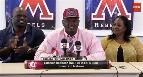 Cameron Robinson Chooses Alabama Lsu Top Class Of 2014 Offensive