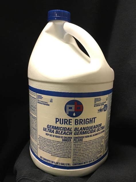 Pure Bright Germicidal Ultra Bleach Barnes Supply