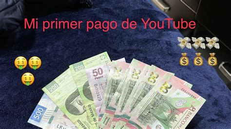 Mi primer pago de YOUTUBE Cuánto me pago YouTube