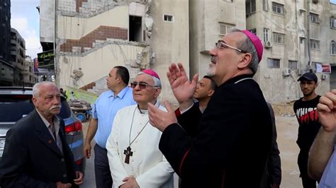 Gaza recebe a vista do Patriarca Latino de Jerusalém