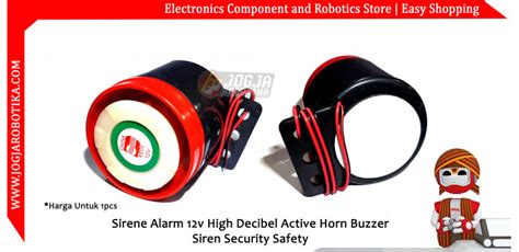 Jual Sirene Alarm 12v High Decibel Active Horn Buzzer Siren Security Safety