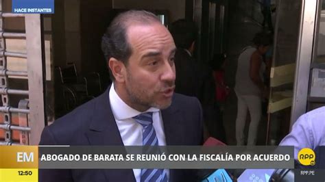 Video Abogado de Jorge Barata Él está a disposición para declarar