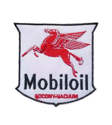 Patch Mobiloil Blason Ecusson Thermocollant Blouson Veste