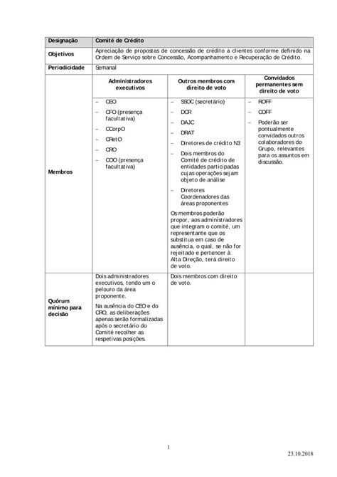 Pdf Objetivos Outros Membros Convidados Direito De Voto